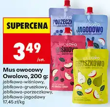 Biedronka Mus owocowy Owolovo oferta