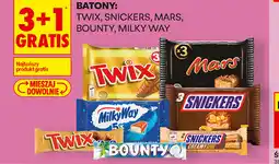 Biedronka BATONY: TWIX, SNICKERS, MARS, BOUNTY, MILKY WAY oferta