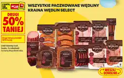 Biedronka WSZYSTKIE PACZKOWANE WĘDLINY KRAINA WĘDLIN SELECT oferta