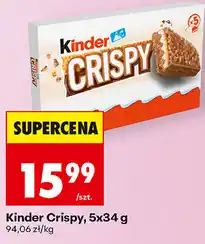 Biedronka Kinder Crispy oferta