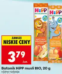 Biedronka Batonik HiPP musli BIO oferta
