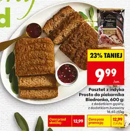 Biedronka Pasztet z indyka Prosto do piekarnika Biedronka oferta