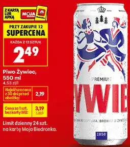 Biedronka Piwo Żywiec oferta