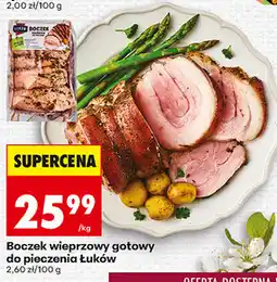 Biedronka Boczek wieprzowy gotowy do pieczenia Łuków oferta