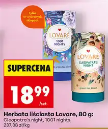 Biedronka Herbata liściasta Lovare, 80 g: Cleopatra's night, 1001 nights oferta