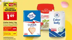 Biedronka Cukier biały, 1 kg Polski Cukier, Królewski, Diamant, Sweet Family oferta