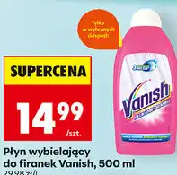 Biedronka Płyn wybielający do firanek Vanish oferta