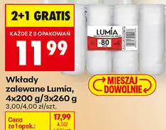 Biedronka Wkłady zalewane Lumia, 4x200 g/3x260 g oferta