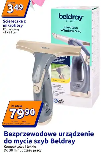 Action Bezprzewodowe urządzenie do mycia szyb Beldray oferta