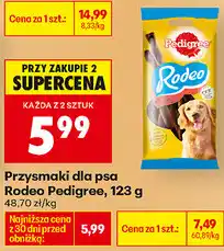 Biedronka Przysmaki dla psa Rodeo Pedigree oferta