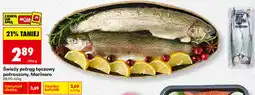 Biedronka Świeży pstrąg tęczowy patroszony, Marinero oferta
