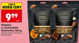 Biedronka Migdały w czekoladzie Biedronka, 120 g: creme brulee, tiramisu oferta