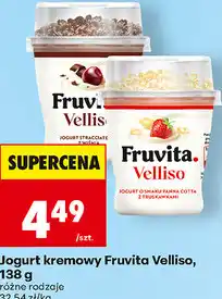 Biedronka Jogurt kremowy Fruvita Velliso, 138 g różne rodzaje oferta