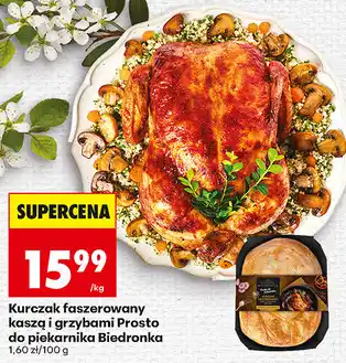 Biedronka Kurczak faszerowany kaszą i grzybami Prosto do piekarnika Biedronka oferta