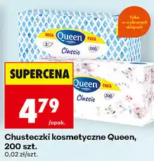 Biedronka Chusteczki kosmetyczne Queen, 200 szt oferta