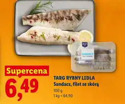 Lidl Sandacz Targ rybny Lidla oferta