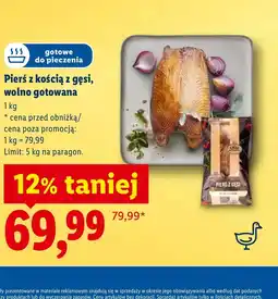 Lidl Pierś z gęsi oferta