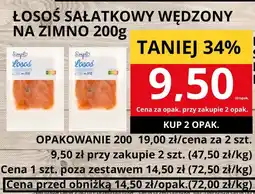 Supeco Łosoś sałatkowy wędzony na zimno oferta