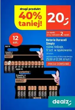 Dealz Baterie Simply AA oferta