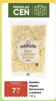Biedronka Migdały blanszowane w płatkach oferta