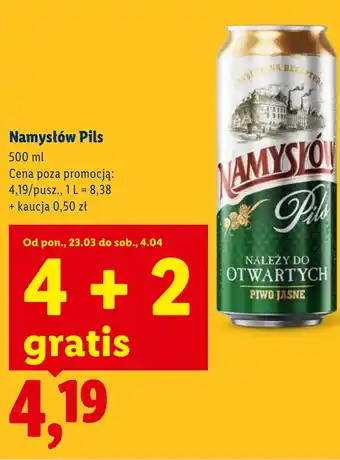 Lidl Piwo Namysłów oferta