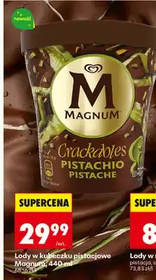 Biedronka Lody w kubeczku pistacjowe Crackables oferta