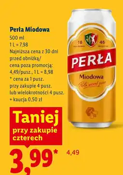 Lidl Piwo Perła oferta