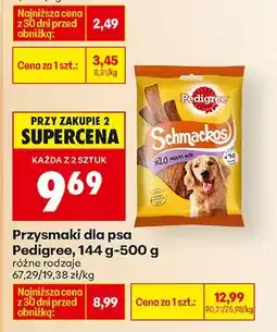 Biedronka Przysmaki dla psa różne rodzaje oferta