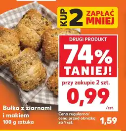 Kaufland Bułka z makiem oferta