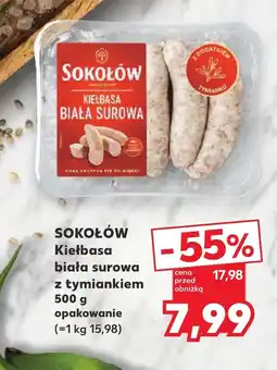 Kaufland Kiełbasa biała Sokołów oferta