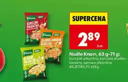 Biedronka Danie instant Nudle, różne rodzaje oferta