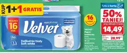 Kaufland Papier toaletowy Velvet oferta