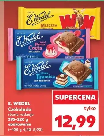 Kaufland Czekolada E. Wedel oferta