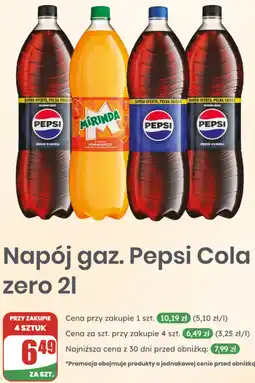 Dino Napój gaz. Pepsi Cola zero oferta