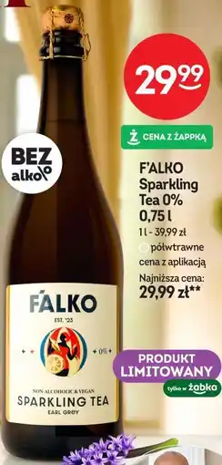 Żabka F'ALKO Sparkling Tea 0% oferta