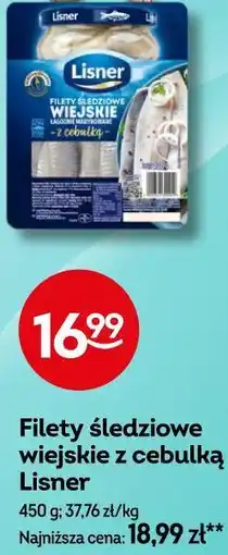 Żabka Filety śledziowe wiejskie z cebulką Lisner oferta