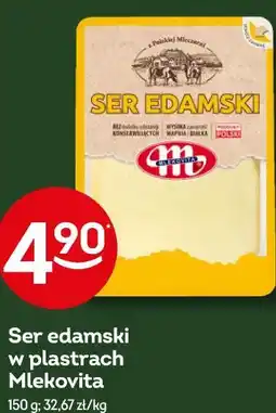 Żabka Ser edamski w plastrach Mlekovita oferta