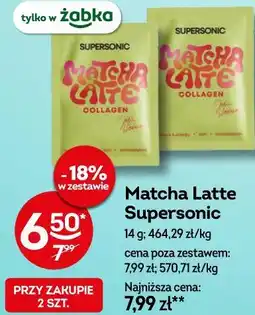 Żabka Matcha Latte Supersonic oferta