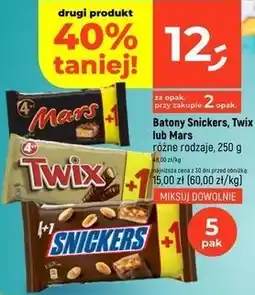 Dealz Batony Snickers, Twix lub Mars oferta