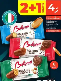 Dealz Ciastka biszkoptowe Balconi Rollino oferta