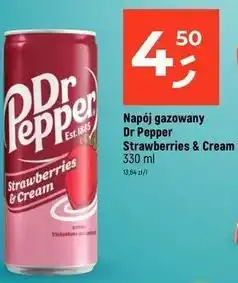 Dealz Napój gazowany Dr Pepper Strawberries & Cream oferta