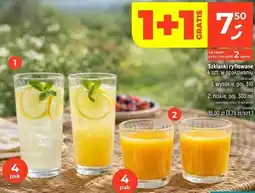 Dealz Szklanki ryflowane 4 szt. w opakowaniu oferta