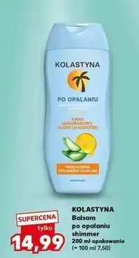 Kaufland Balsam po opalaniu bio aloes Kolastyna Protect Beauty oferta