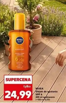 Kaufland Olejek do opalania w sprayu spf 6 Nivea Sun Karotenowy oferta