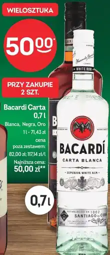 Żabka Bacardi Carta Blanca, Negra, Oro oferta