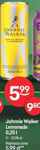 Żabka Johnnie Walker Lemonade oferta