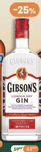 Żabka Gibson's London Dry Gin oferta