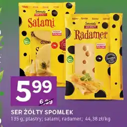 Stokrotka Ser żółty Spomlek plastry salami, radamer oferta