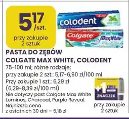 Stokrotka Pasta do zębów colgate max white, colodent oferta