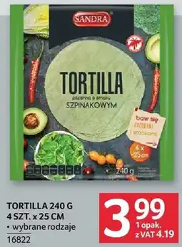 Selgros Tortilla 240 g 4 szt. x 25 cm oferta